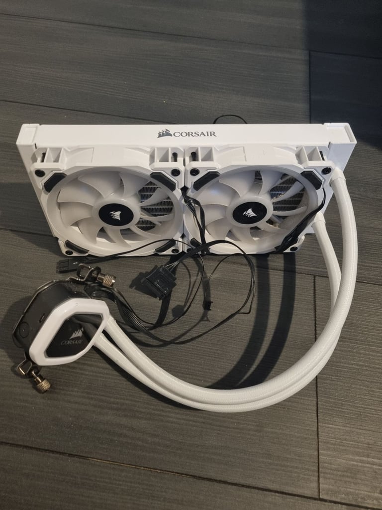 am4 amd 240mm White Rgb Corsair watercooler aio liquid cooling for gaming pc desktop computer