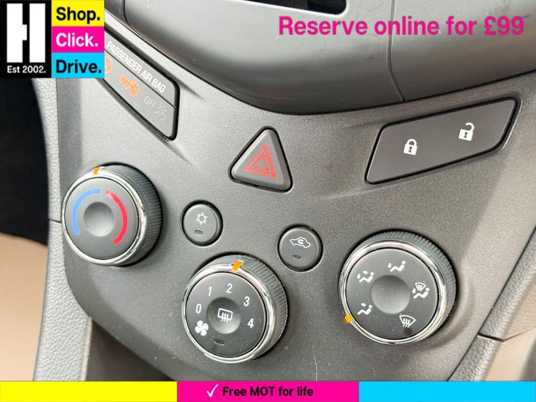 2012 Chevrolet Aveo 1.2 LS Hatchback 5dr Petrol Manual Euro 5 (s/s) (86 ps) HATCHBACK Petrol Manual