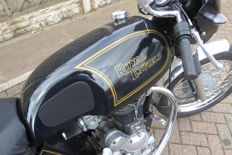 ROYAL ENFIELD CAFE RACER 350 J REG REAR SETS SINGLE SEAT 1 YEARS MOT