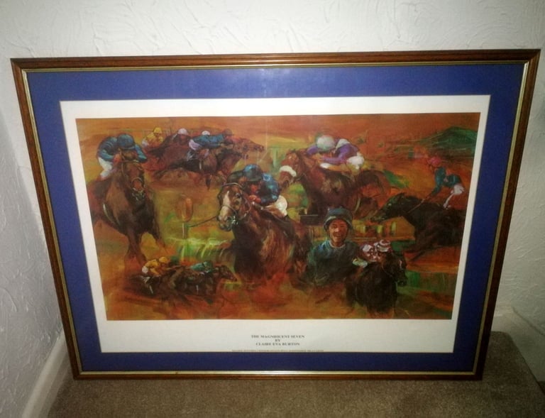 image for Large Frankie Detorri Magnificent Seven Print Framed By Claire Eva Burton