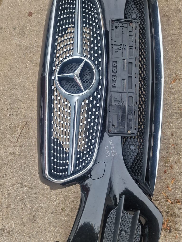 Mercedes E Class Coupe W238 Front Bumper Complete C238 Black Breaking Parts 