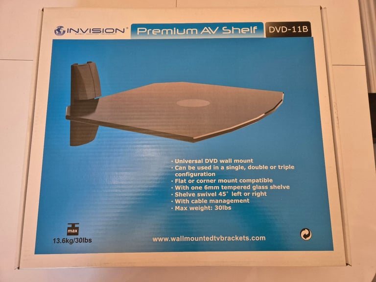 image for DVD wall mount / AV Shelf
