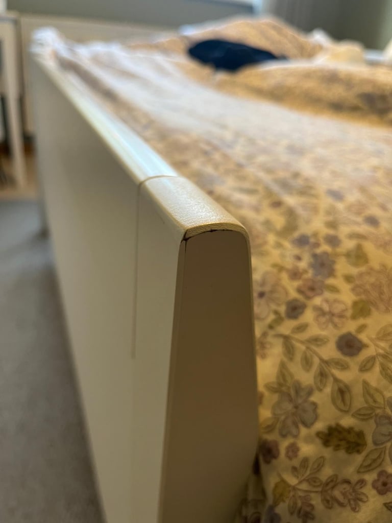 IKEA Idanas double bed - white