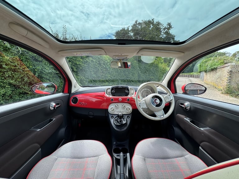 2016 Fiat 500 0.9 TwinAir 105 Lounge 3dr HATCHBACK Petrol Manual