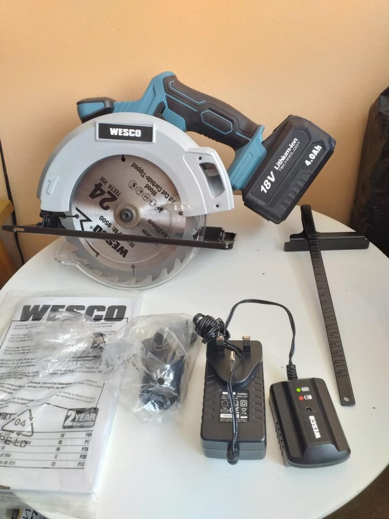 image for Wesco Lithium Ion  18V Cordless Circular Saw brand new with the box 