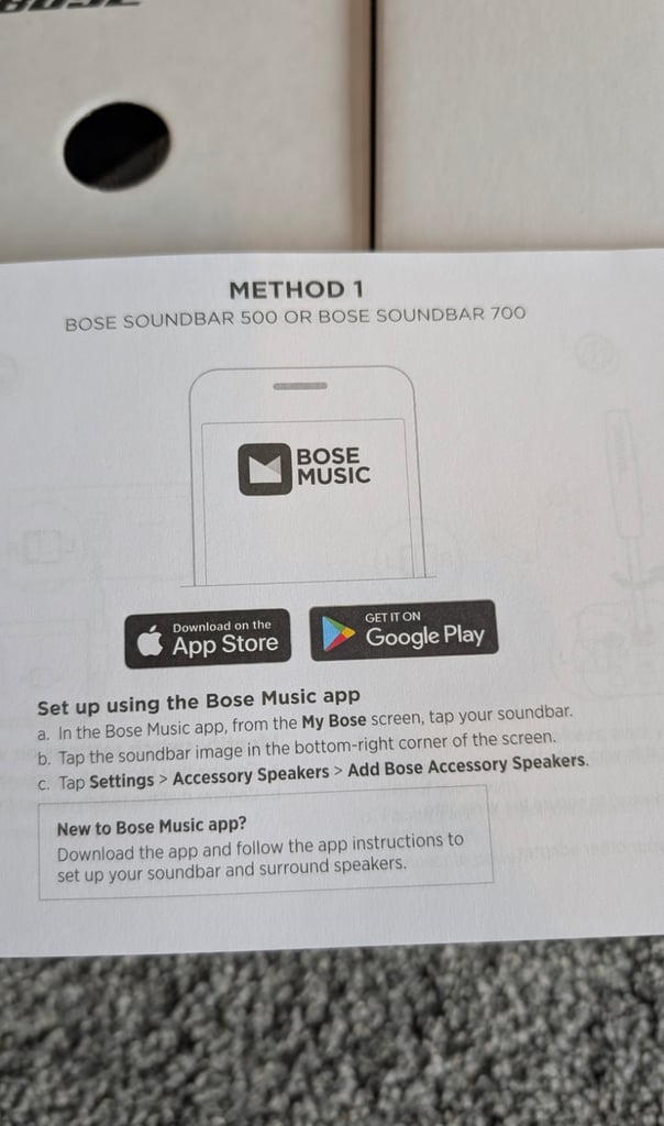 Bose surround speakers 