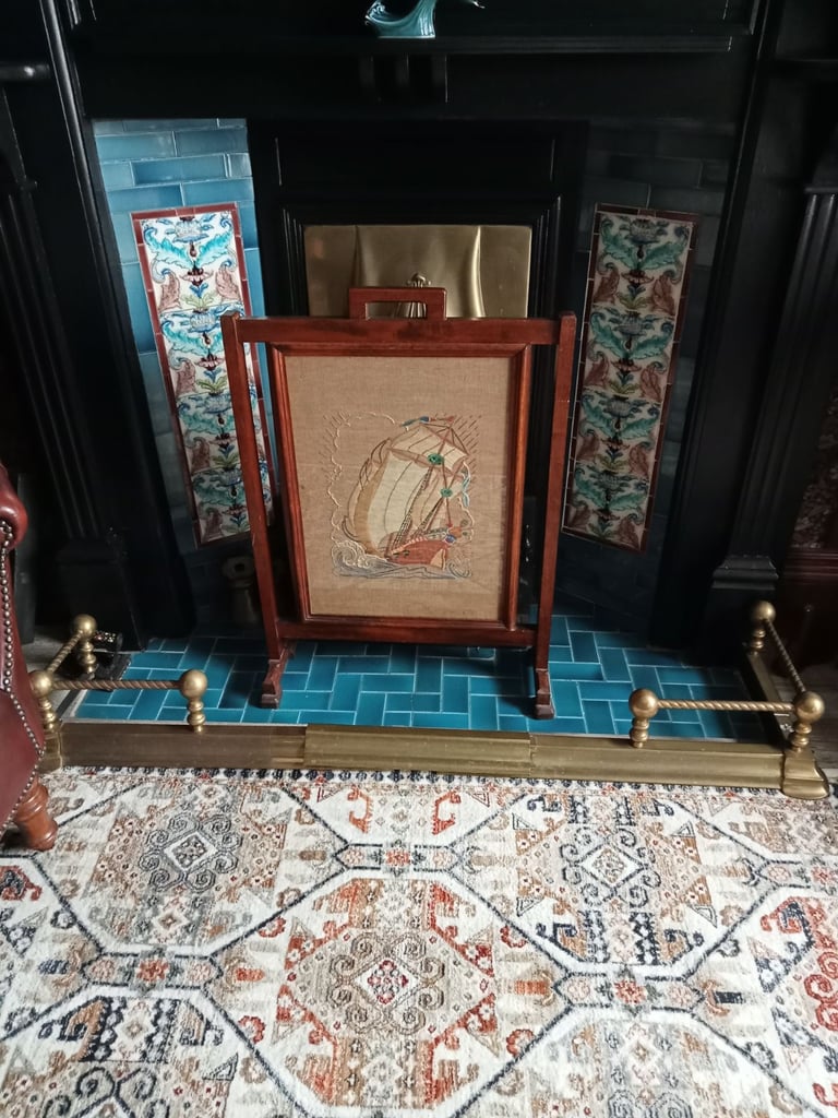 image for Antique fire screen 