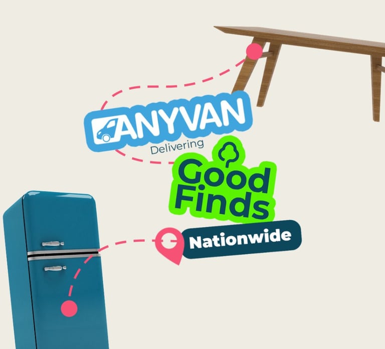 image for Not Local? No Problem. AnyVan is our official delivery partner.