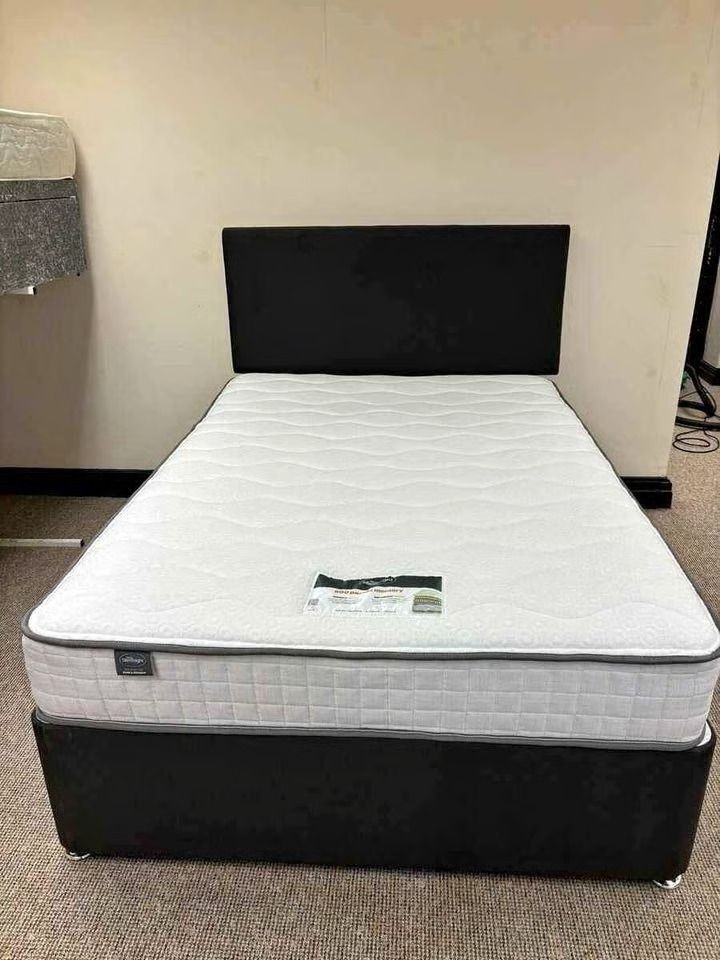 image for DIVAN BED BASE || SINGLE , DOUBLE , KING SIZE BED WITH MATTRESS , BRAND NEW C O D