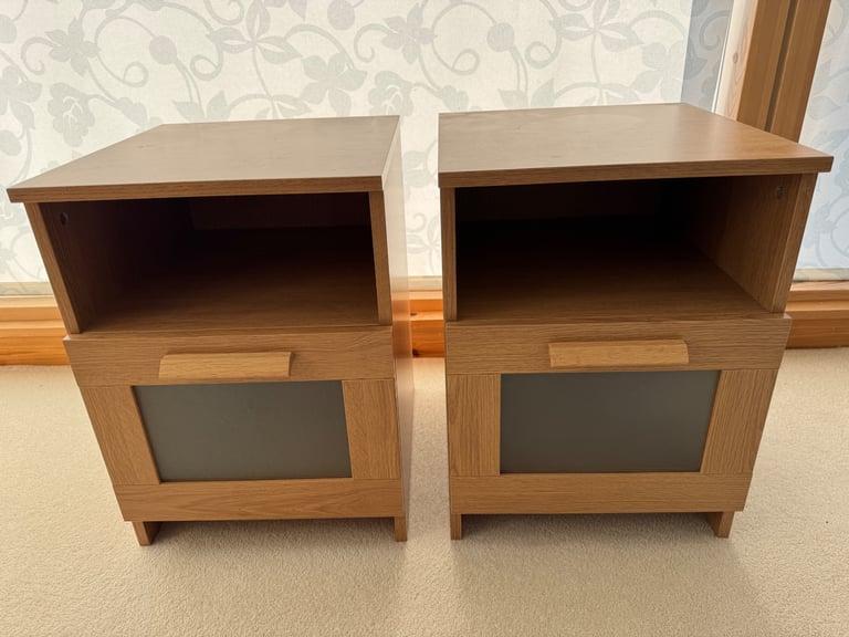 image for **IKEA BRIMNES BEDSIDE TABLES**