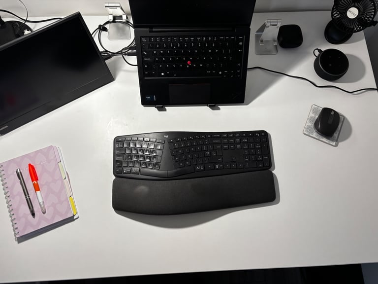 White Office Desk