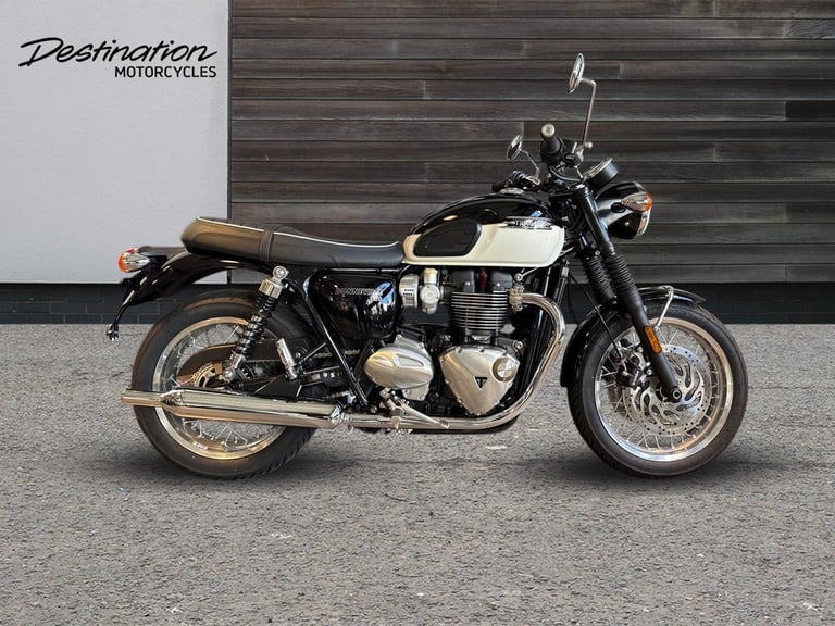 2025 Triumph Bonneville T120 PREMIUM TWIN COLOUR Petrol black 6 Speed