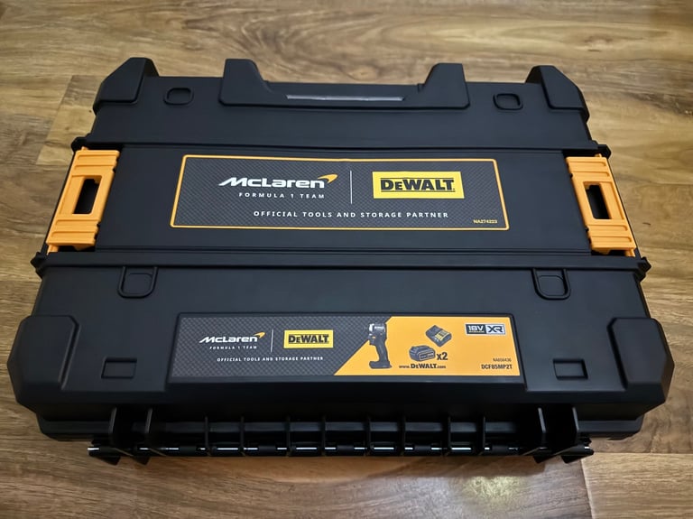 DEWALT DCF85MP2T MCLAREN F1 18V XR BL 1/4IN IMPACT DRIVER + 2 X 5AH BATTERIES - UNWANTED GIFT.
