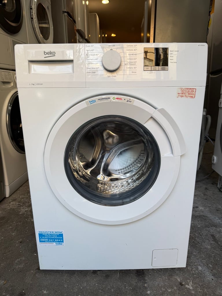 Beko 7kg Washing Machine With Free Delivery N Warranty 