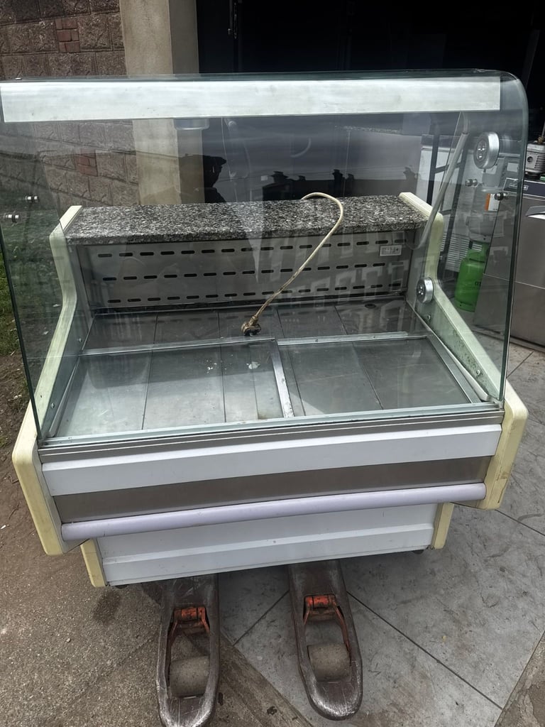 Display fridge 1 metre serve over counter cafe shop restaurant 