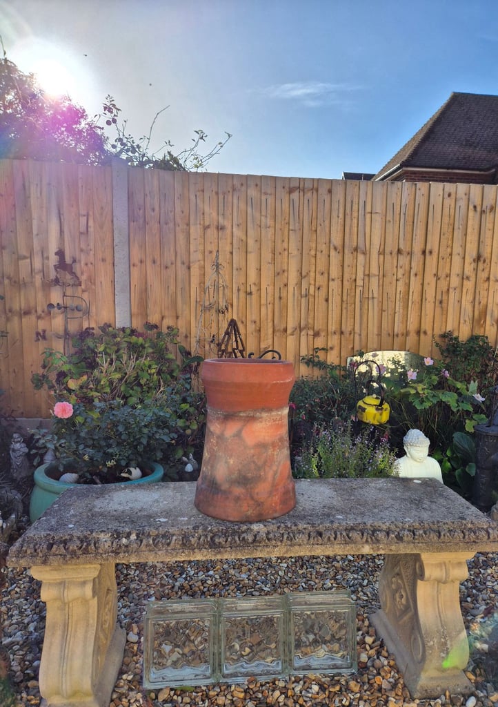 image for A Vintage Heavy / Terracotta Cottage Chimney Pot