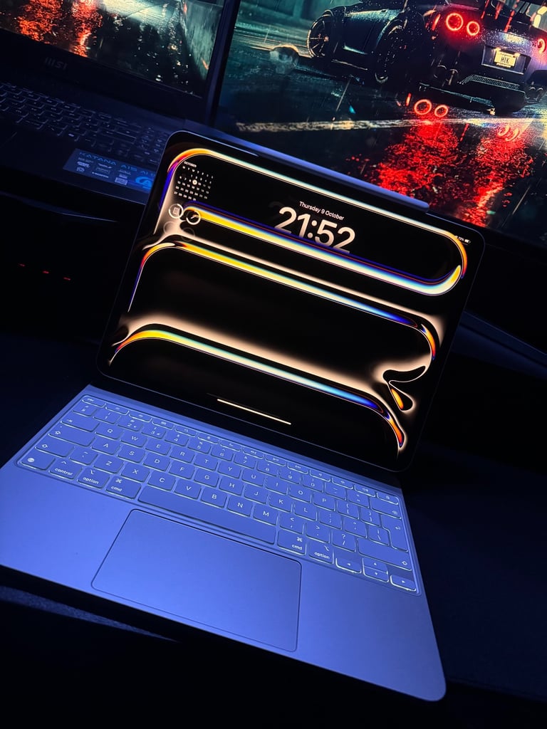 image for Magic Keyboard for iPad Pro 13‑inch (M4) - British English - White