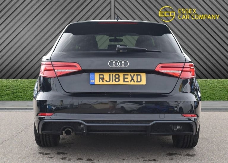 2018 Audi A3 1.0 TFSI Black Edition Sportback 5dr Petrol S Tronic Euro 6 (s/s) (116 ps) Hatchback...