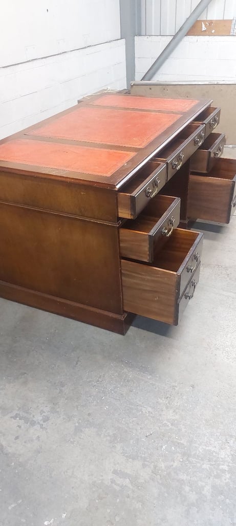 Antique - Captains Style Office Desk