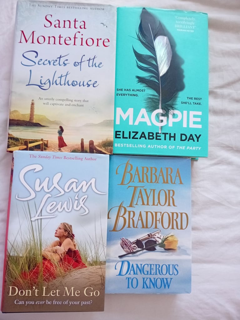 image for Ladies Fiction Hardback Books x 4