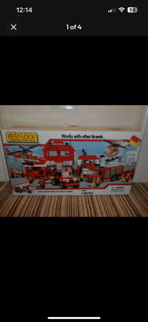 Best-Lock construction kit. Fire dept. Set. 1000+pieces