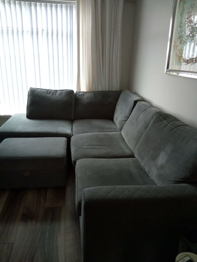 image for DFS Corner sofa with matching storage box