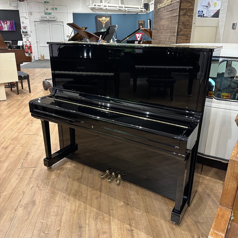 Yamaha YUS3 Upright Piano (2024) Black Polyester | Delivery, Tuning, Stool, Warranty