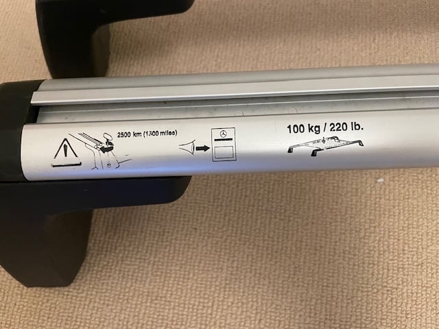 ROOF BARS The C209/A209 Mercedes-Benz CLK-Class CLASSIC OEM PRODUCT SALE 