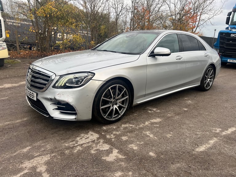 2019 MERCEDES-BENZ S CLASS S350D L AMG LINE PREMIUM 9G-TRONIC DAMAGED SALVAGE