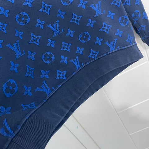 Louis Vuitton Blue Monogram Jacquard Sweatshirt/Jumper 100% Authentic, in  Blackburn, Lancashire