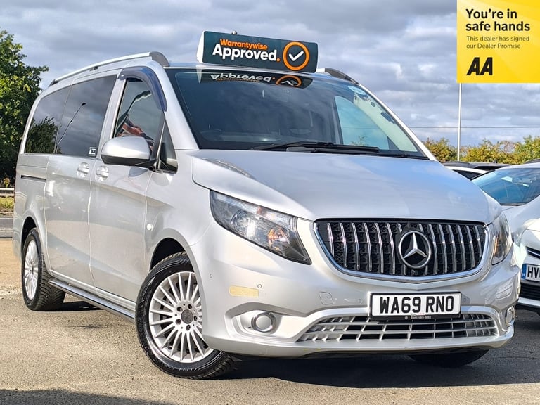 2019 Mercedes-Benz Vito 2.1 116 Diesel Auto 9 Seats PCO Ready Double Cab Mini Bus 5dr ULEZ Free M...