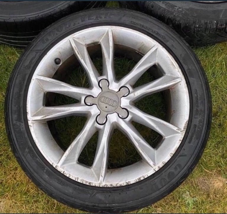 17” 5x112 Audi Alloy Wheels Alloys With Tyres Vag Vw Rims 