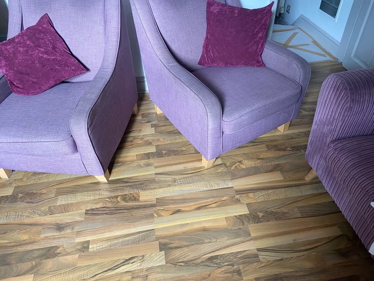 image for Two purple chairs