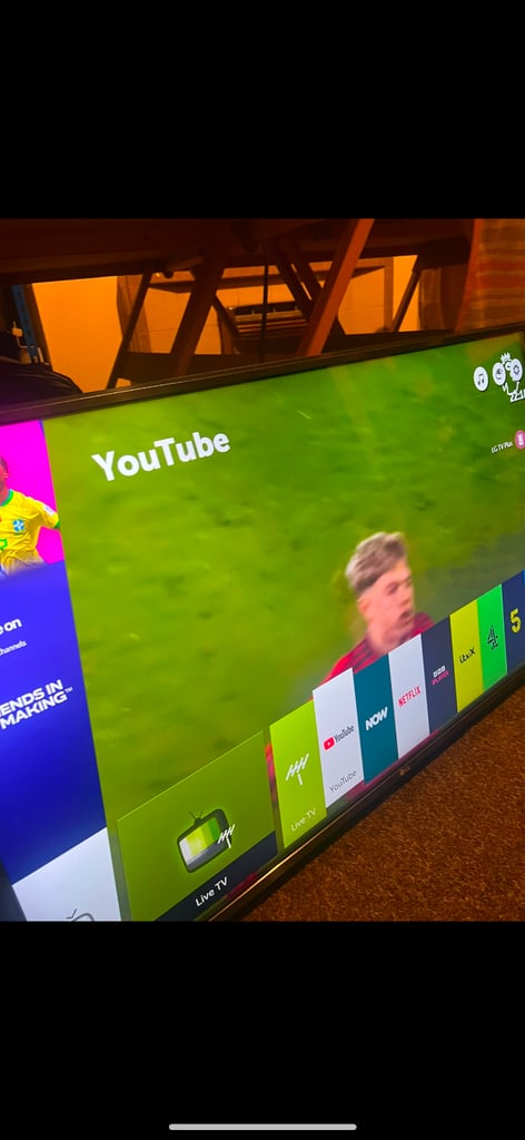 image for Lg 43 inch 4k uhd smart tv with remote (no stand)