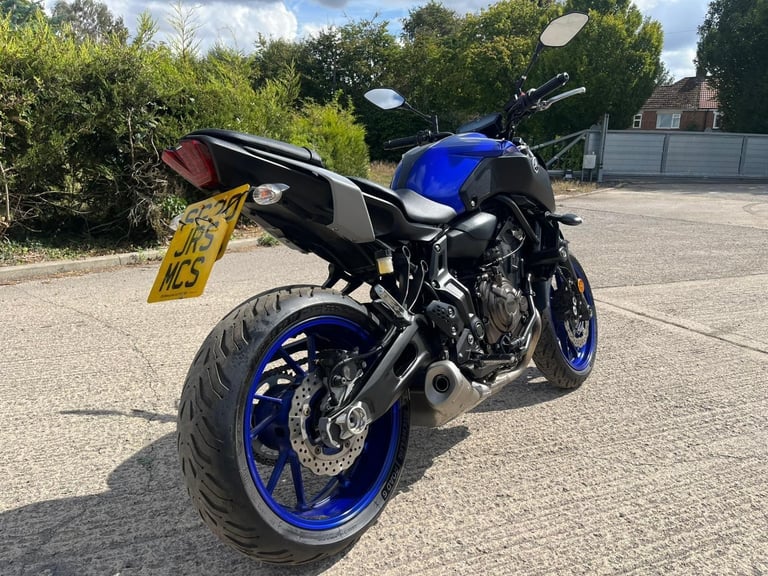 2020 20 YAMAHA MT07 ABS MT-07 MT 07 700cc ROADSTER NAKED - FSH BLUE