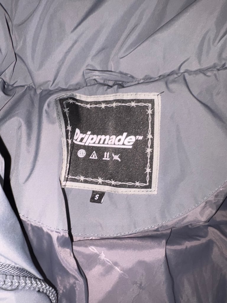 Grey dripmade jacket
