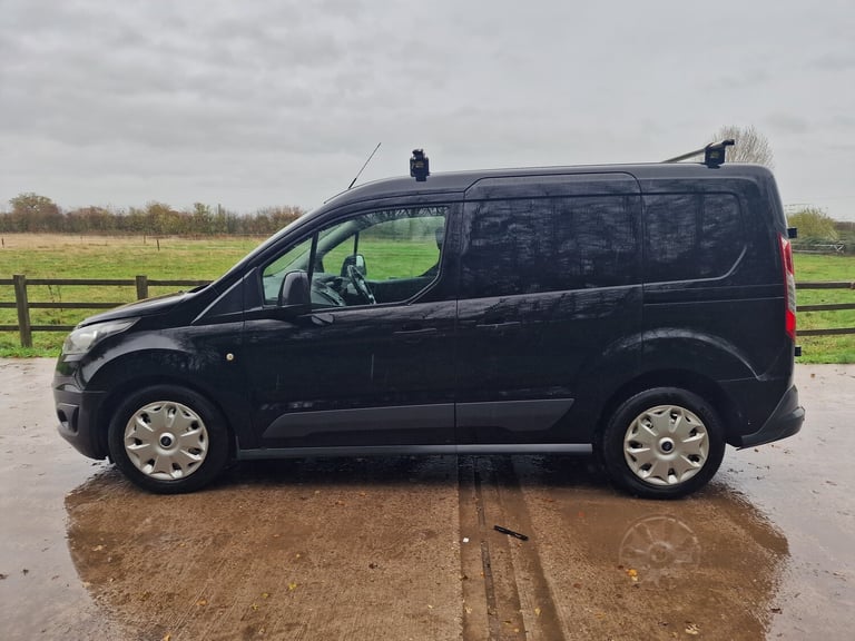 2014 Ford Transit Connect Black  Runs Needs Clutch  Spares Repairs  Roof Bars