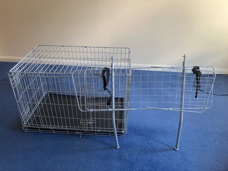 Dog cage and car guard 