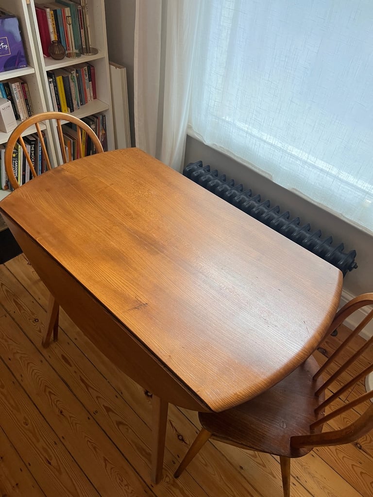 Extending dining table mid century Ercol