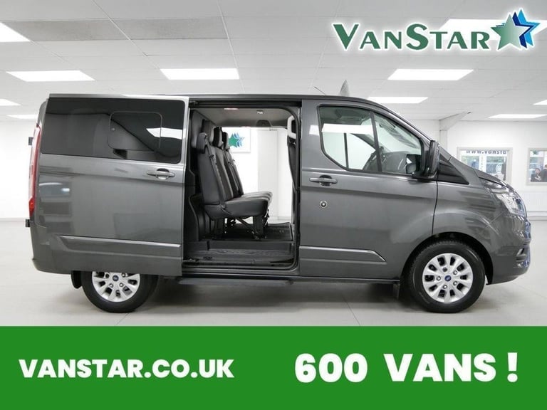 image for 2019 FORD TRANSIT CUSTOM 300 2.0 EBL 170 BHP SWB LIMITED AUTOMATIC 6 SEATER CREW