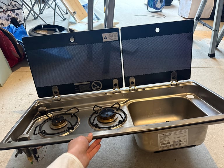 Dometic sink and hob with tap. 