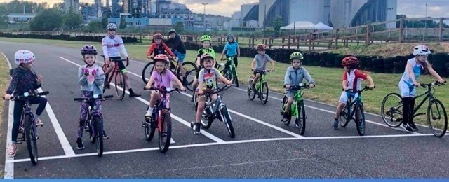 HOOTON BIKE CLUB. WEEKLY SAFE CYCLING FOR CHILDREN (3-15 YRS OLD) AND PARENTS.