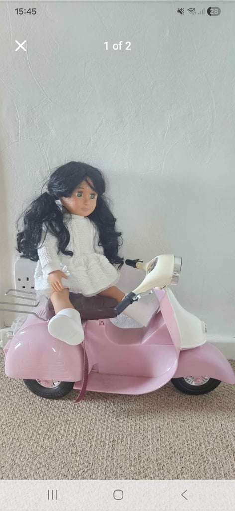 Our generation doll and motor bike