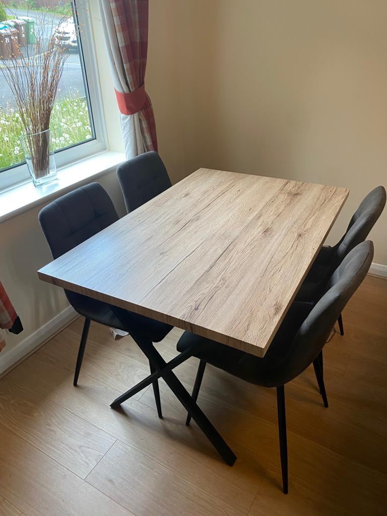 4 piece table and chairs 