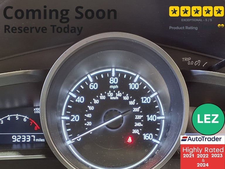 2017 Mazda Mazda3 2.0 SKYACTIV-G SE-L Nav Hatchback 5dr Petrol Manual Euro 6 (s/s) (121 ps) Hatch...
