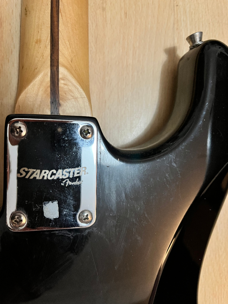 Starcaster by Fender electric guitar BLACK/SPARKLE