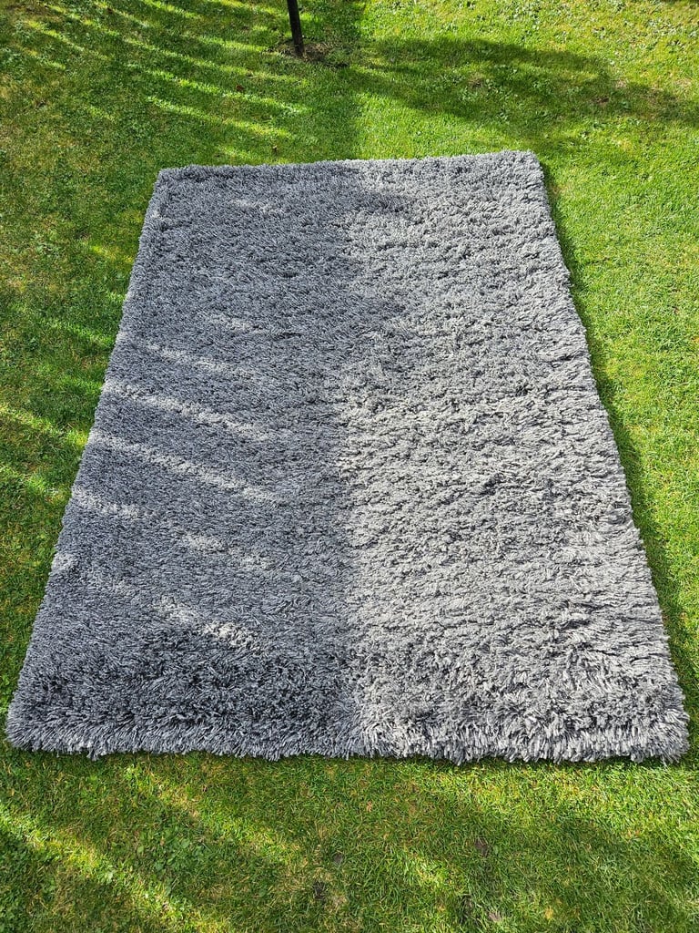 IKEA grey high pile rug / carpet £40