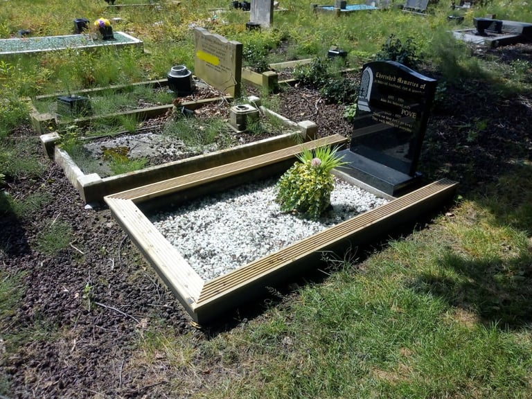 GRAVE SURROUNDS 'CUSTOM MADE TO ORDER'  £340 CASH ON COLLECTION