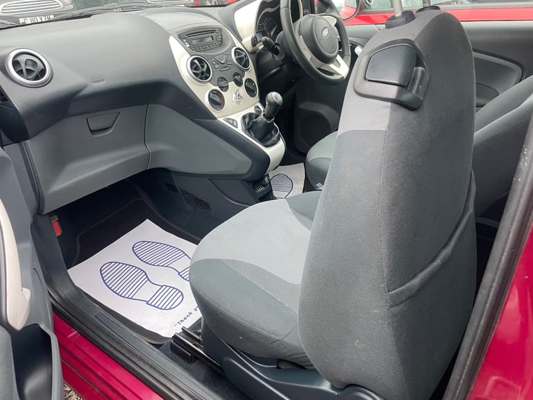 FORD KA 1.2 ZETEC 59 REG MAGENTA RED 3 DOOR MOT JUNE 25TH 2026 TAX £35 LOW INSURANCE