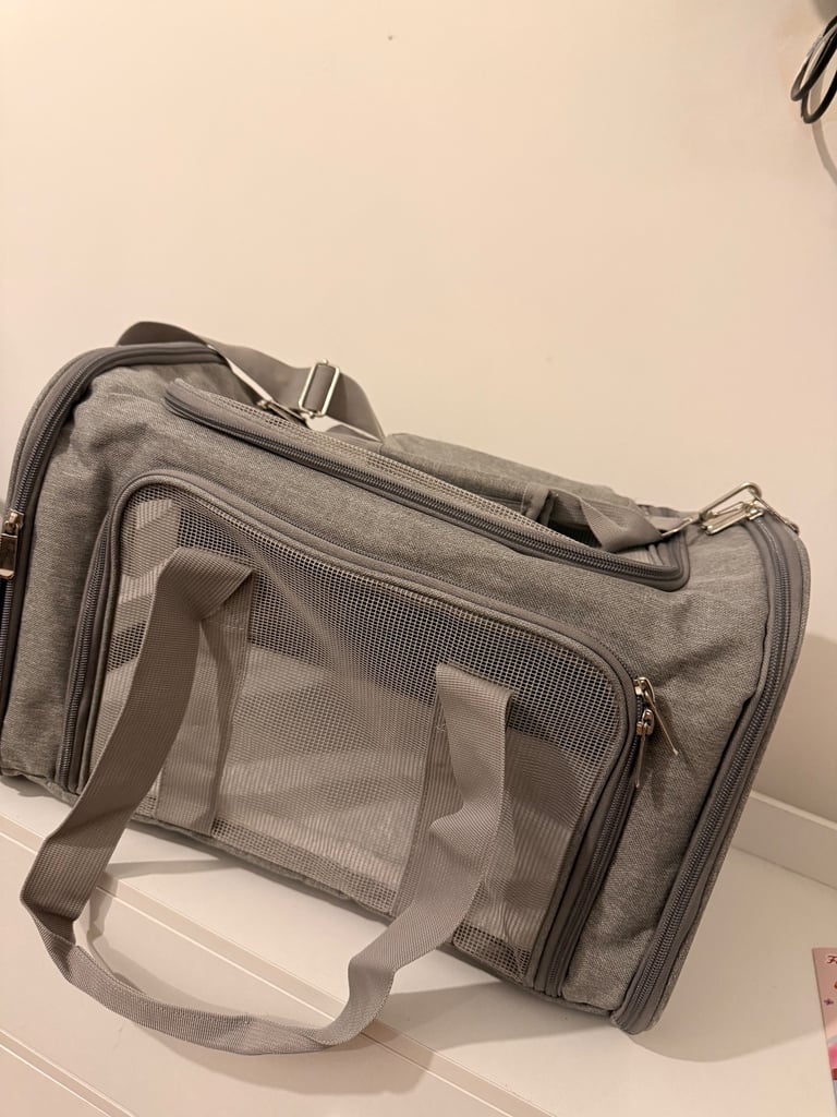 Cat carrier Soft-Sided Pet Carrier (GREY)